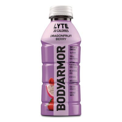 BodyArmor LYTE Sports Drink, Dragonfruit Berry, 16 oz Bottle, 12/Pack (411891)