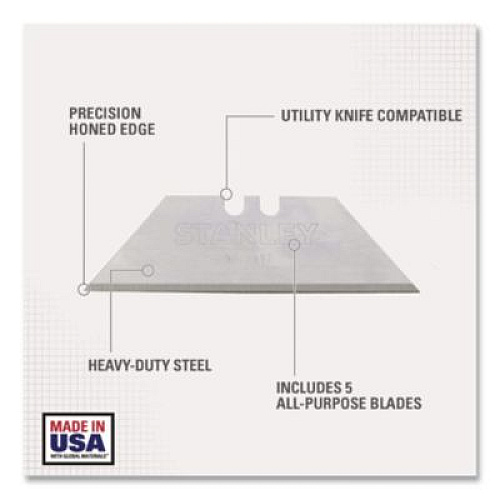 Stanley 1992 Heavy-Duty Utility Blades, 1,000/Carton (11921CT)