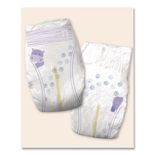 Cuties Premium Jumbo Diapers, Size 0, Newborn to 10 lbs, 60/Carton (CCC00)