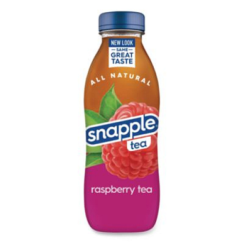 Snapple Flavored Tea, Raspberry, 16 oz Bottle, 24/Carton (CAD00775)