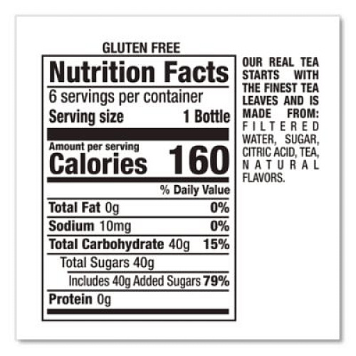 Snapple Flavored Tea, Raspberry, 16 oz Bottle, 24/Carton (CAD00775)