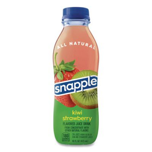 Snapple Flavored Juice Drink, Strawberry Kiwi, 16 oz Bottle, 24/Carton (CAD00776)