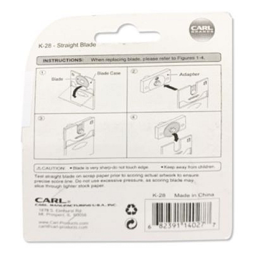 CARL Heavy-Duty Rotary Trimmer Replacement Blade (K28)