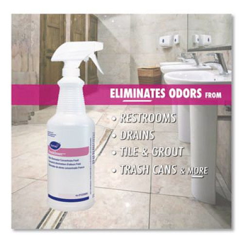 Diversey BreakDown Empty Spray Bottle, 32 oz, Clear, 12/Carton (D1225695)