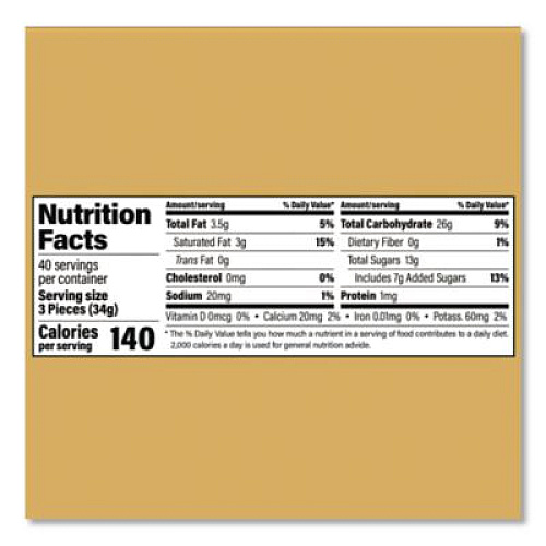 Goetzes Caramel Creams Candy, 40 oz Resealable Bag (40821)