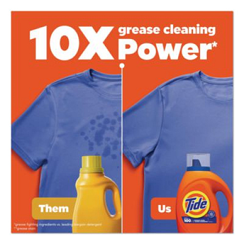 HE Liquid Laundry Detergent, Tide Original Scent, 10 oz Bottle, 12/Carton (00471)