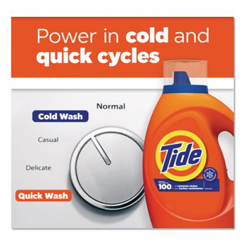 HE Liquid Laundry Detergent, Tide Original Scent, 10 oz Bottle, 12/Carton (00471)