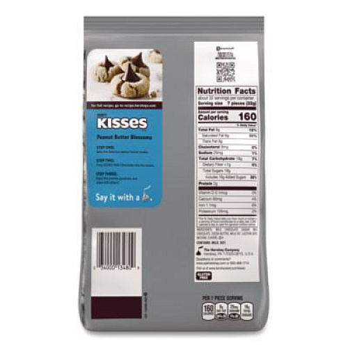 Hershey's KISSES Milk Chocolate Candy, Party Pack, 35.8 oz Bag (HEC13480)