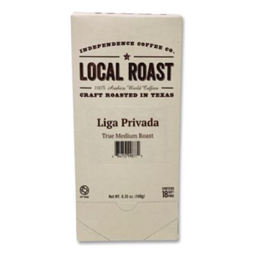 Independence Coffee Co. Liga Privida Coffee Pods, 18/Box (ICF18053)