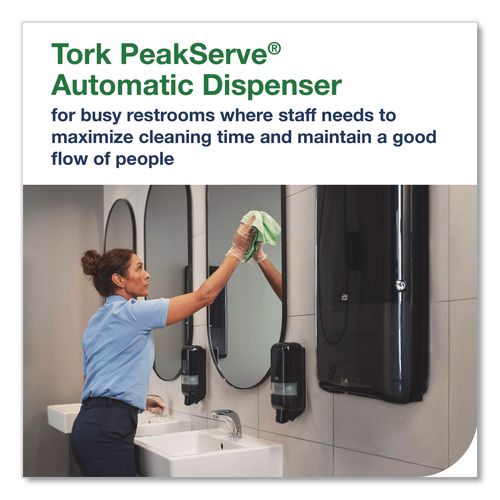 PeakServe Automatic Continuous Paper Hand Towel Dispenser, 14.47 x 4.04 x 25.15, Black (552548)