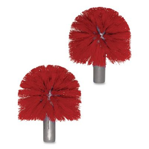 Unger Ergo Toilet Bowl Brush with Nylon Bristle Head, Handle and 2 Heads (BBCOR)