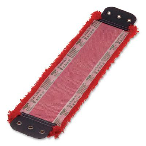 Unger SmartColor MicroMop 15.0, Microfiber, Heavy-Duty, 16 x 5, Red, 5/Pack (MM40RPK)