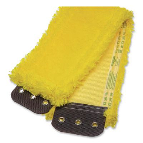 Unger SmartColor MicroMop 15.0, Microfiber, Heavy-Duty, 16 x 5, Yellow, 5/Pack (MM40YPK)