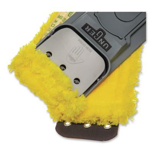 Unger SmartColor MicroMop 15.0, Microfiber, Heavy-Duty, 16 x 5, Yellow, 5/Pack (MM40YPK)