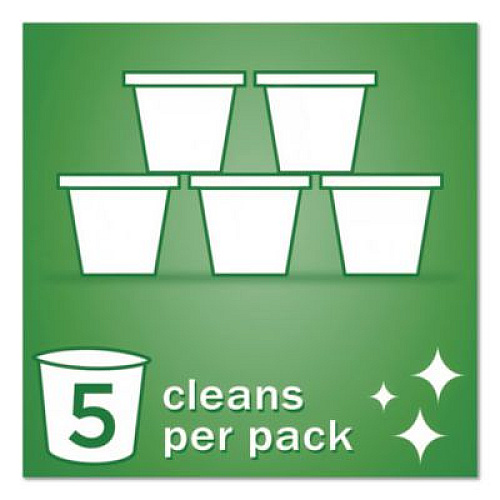 Urnex CleanCup Coffee Pod Brewer Cleaning Cups, 0.25 oz Cup, 5/Pack (70135)