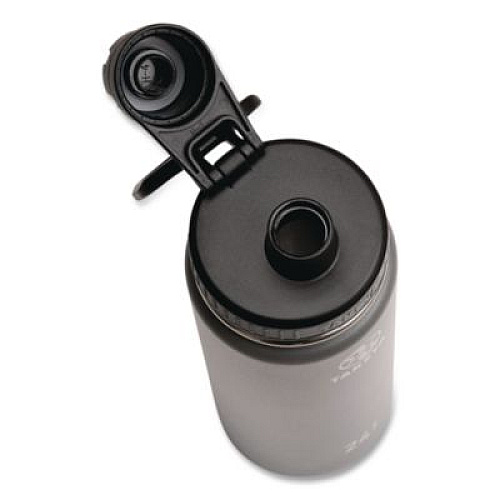 TAKEYA Originals Stainless Steel Vacuum Insulated Water Bottle, 24 oz, Graphite (50045)