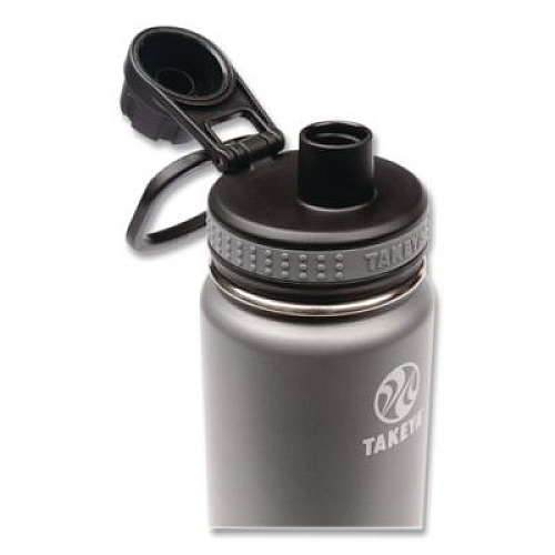 TAKEYA Originals Stainless Steel Vacuum Insulated Water Bottle, 24 oz, Graphite (50045)