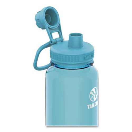 TAKEYA Tritan Plastic Water Bottle, 40 oz, Breezy Blue (50409)