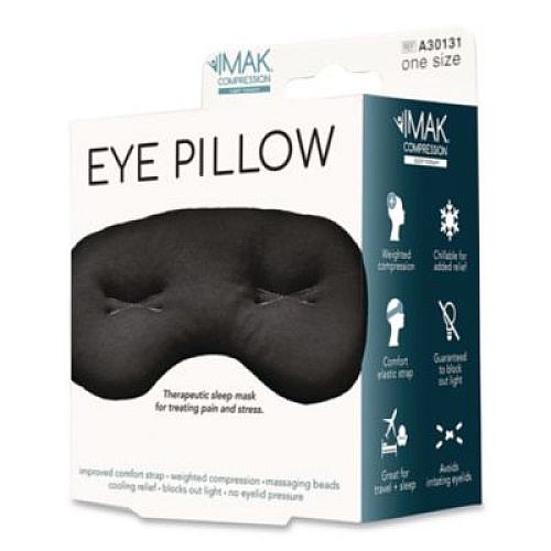 IMAK Compression Compression Pain Relief Eye Mask, One Size Fits Most, Gray (A30131)