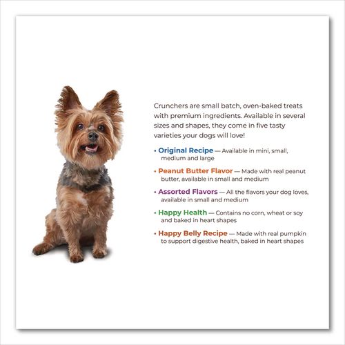 Blue Seal Crunchers Small Batch Dog Treats, Assorted Flavors, 4 lb Bag (596866)