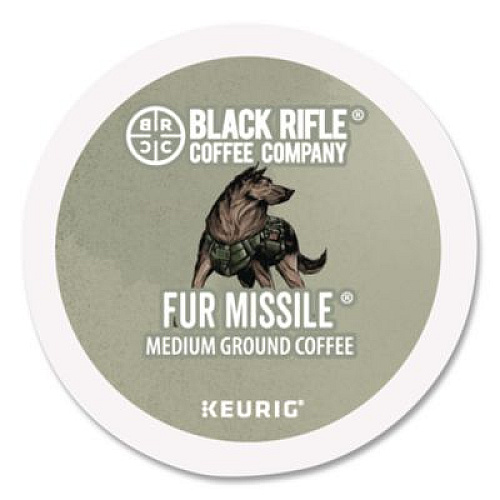 Black Rifle Coffee Company Fur Missile Coffee K-Cups, 22/Box (5510)