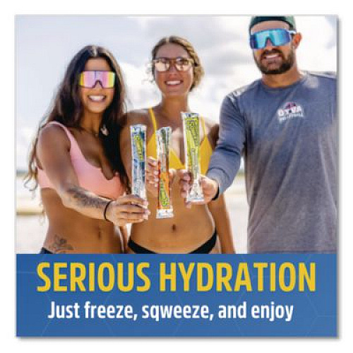 Sqwincher Sqweeze Freeze Pops, Assorted Flavors, 3 oz Packets, 150/Carton (159200201)