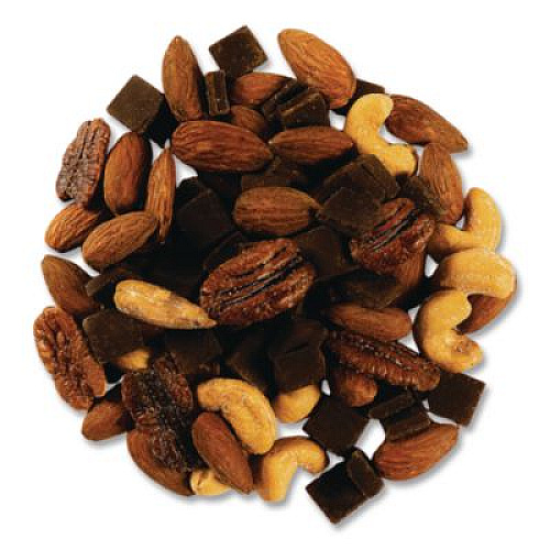 Second Nature Deluxe Mixed Nut Medley, Dark Chocolate , 1.75 oz Bag, 12/Box (KAR01178)