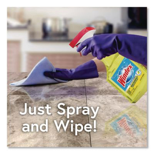 Windex Multi-Surface Disinfectant Cleaner, Citrus Scent, 32 oz Spray Bottle (682266)