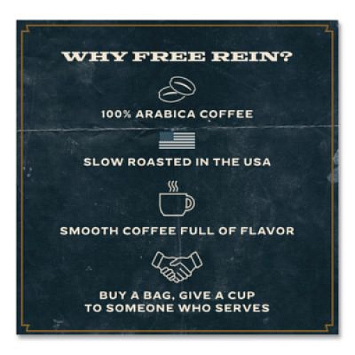 Free Rein Ground Coffee, Texas Pecan, 12 oz Bag (FRE36366)