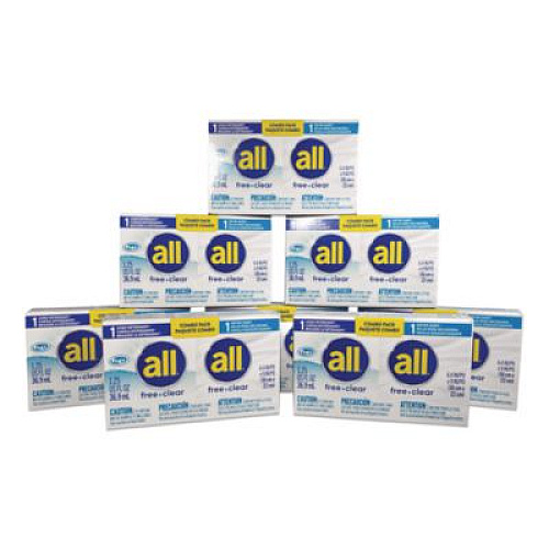 All Free Clear HE Liquid Laundry Detergent/Dryer Sheet Dual Vend Pack, 100/Carton (2979355)