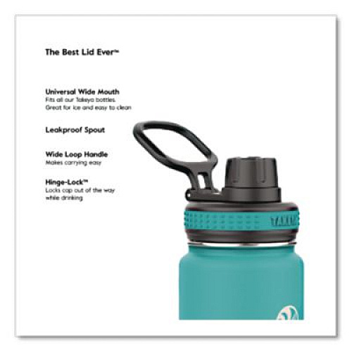 TAKEYA Originals Stainless Steel Vacuum Insulated Water Bottle, 24 oz, Ocean (50044)