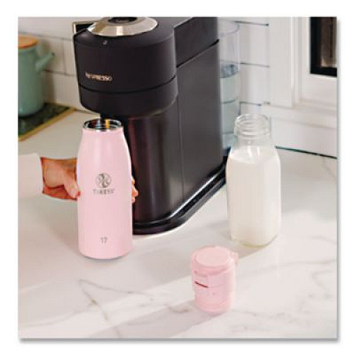TAKEYA Traveler Stainless Steel Vacuum Insulated Travel Mug, 17 oz, Blush (52207)