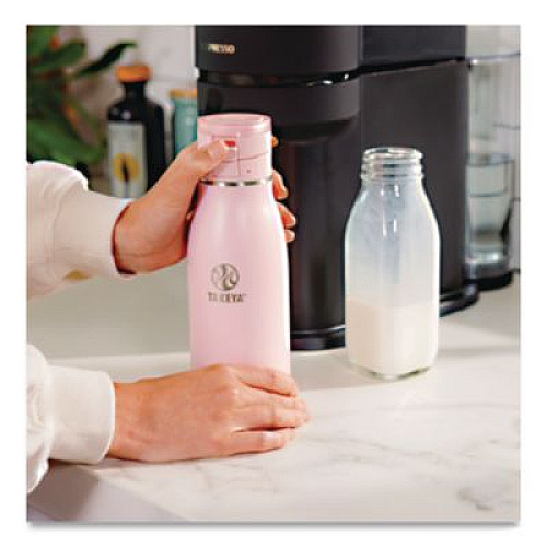 TAKEYA Traveler Stainless Steel Vacuum Insulated Travel Mug, 17 oz, Blush (52207)
