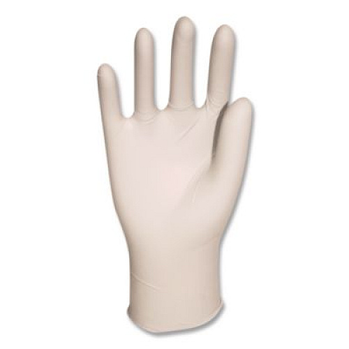 AMBITEX L5101 Series Powdered Latex Gloves, X-Large, 4 mil Thick, 9" Long, Cream, 100/Box, 10 Boxes/Carton (LXL5101)