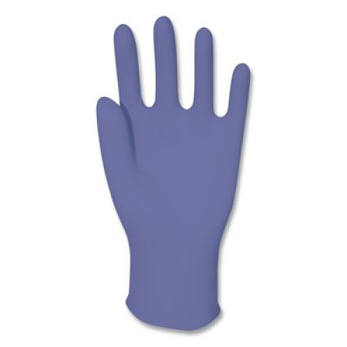AMBITEX N5201 Series Powder-Free Nitrile Gloves, Large, 9" Long, Blue, 100/Box, 10 Boxes/Carton (NLG5201)