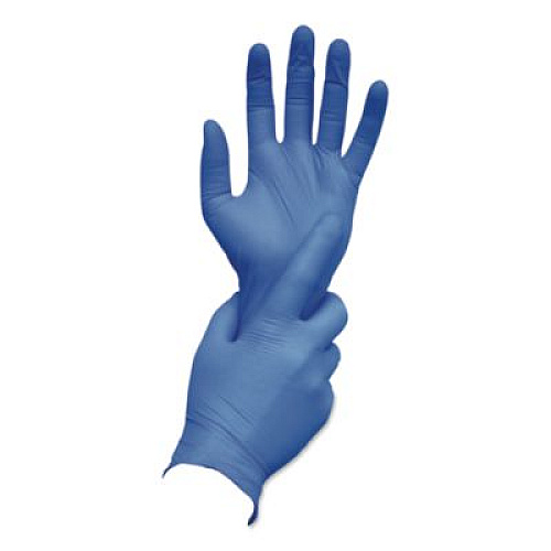 AMBITEX N5201 Series Powder-Free Nitrile Gloves, Small, 9" Long, Blue, 100/Box, 10 Boxes/Carton (NSM5201CT)