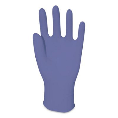 AMBITEX N5201 Series Powder-Free Nitrile Gloves, Small, 9" Long, Blue, 100/Box (NSM5201)