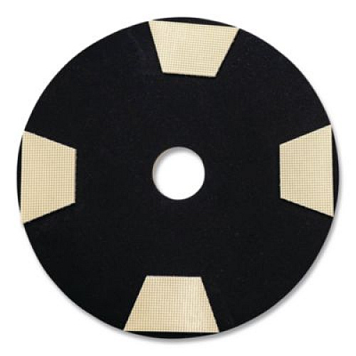 3M Diamond TZ Abrasive Pads, 1.12 3 x 3, Red, 16/Carton (TRIZTZRED4)