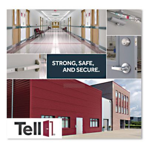 Tell Concave Wall Bumper, 5 x 2 x 6, Satin Chrome (DT100084)