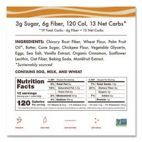 Rip Van Wafels - Single Serve, Dutch Caramel and Vanilla, 1.16 oz Pack, 12/Box (00334)