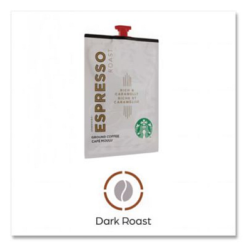 Starbucks FLAVIA Coffee Freshpacks, Espresso Dark Roast, 72/Carton (MDR00218)