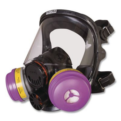 North Safety 7600 Series Full-Facepiece Respirator Mask, Medium/Large (760008A)