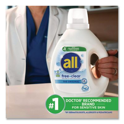 All Free Clear HE Laundry Detergent, 118 oz Bottle, 4/Carton (47463CT)
