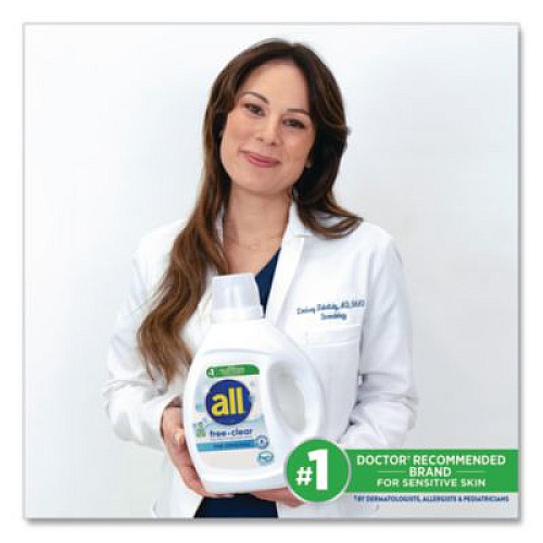 All Free Clear HE Laundry Detergent, 118 oz Bottle, 4/Carton (47463CT)