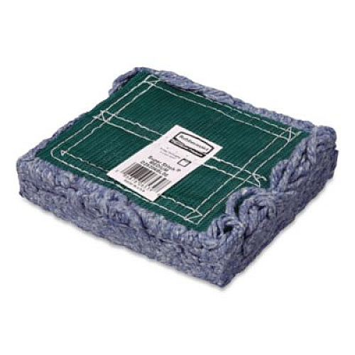 Rubbermaid Commercial Super Stitch Blend Mop, Cotton/Synthetic, Medium, Blue (FGD25206BL00)