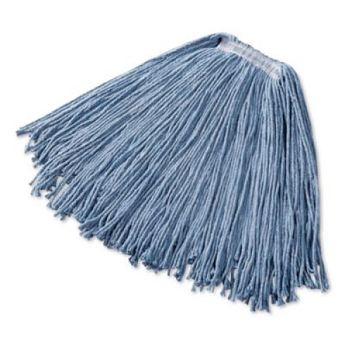 Rubbermaid Commercial Dura Pro Blend Wet Mop, Cotton/Rayon/Synthetic, Medium, Blue (FGF51700BL00)