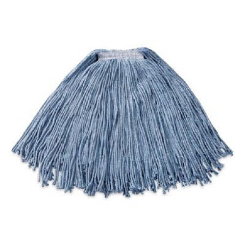 Rubbermaid Commercial Dura Pro Blend Wet Mop, Cotton/Rayon/Synthetic, Medium, Blue (FGF51700BL00)