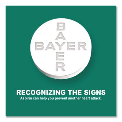 Bayer Genuine Buffered Aspirin (NSAID) Tablet, 2 Tablets/Packet, 30 Packetss/Box (64268)