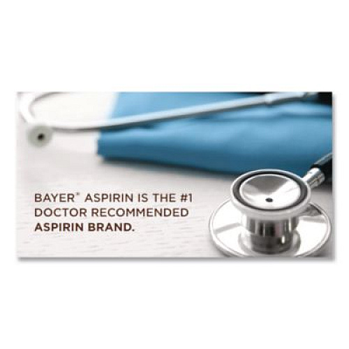 Bayer Genuine Buffered Aspirin (NSAID) Tablet, 2 Tablets/Packet, 30 Packetss/Box (64268)