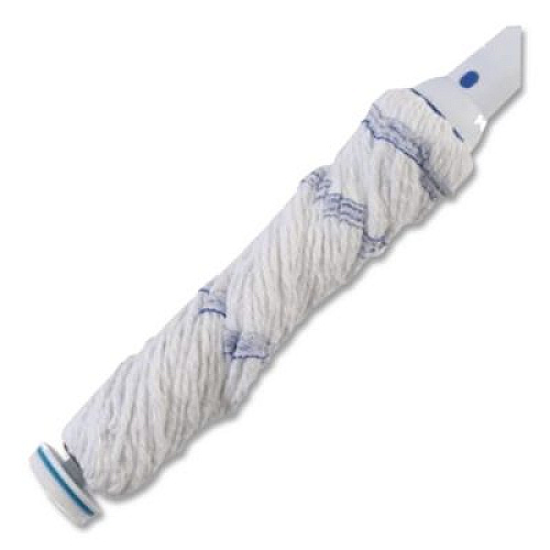 Mr. Clean SuperMop with Magic Eraser, 3.5" Blue Cotton Head, White Nylon Handle (949812)